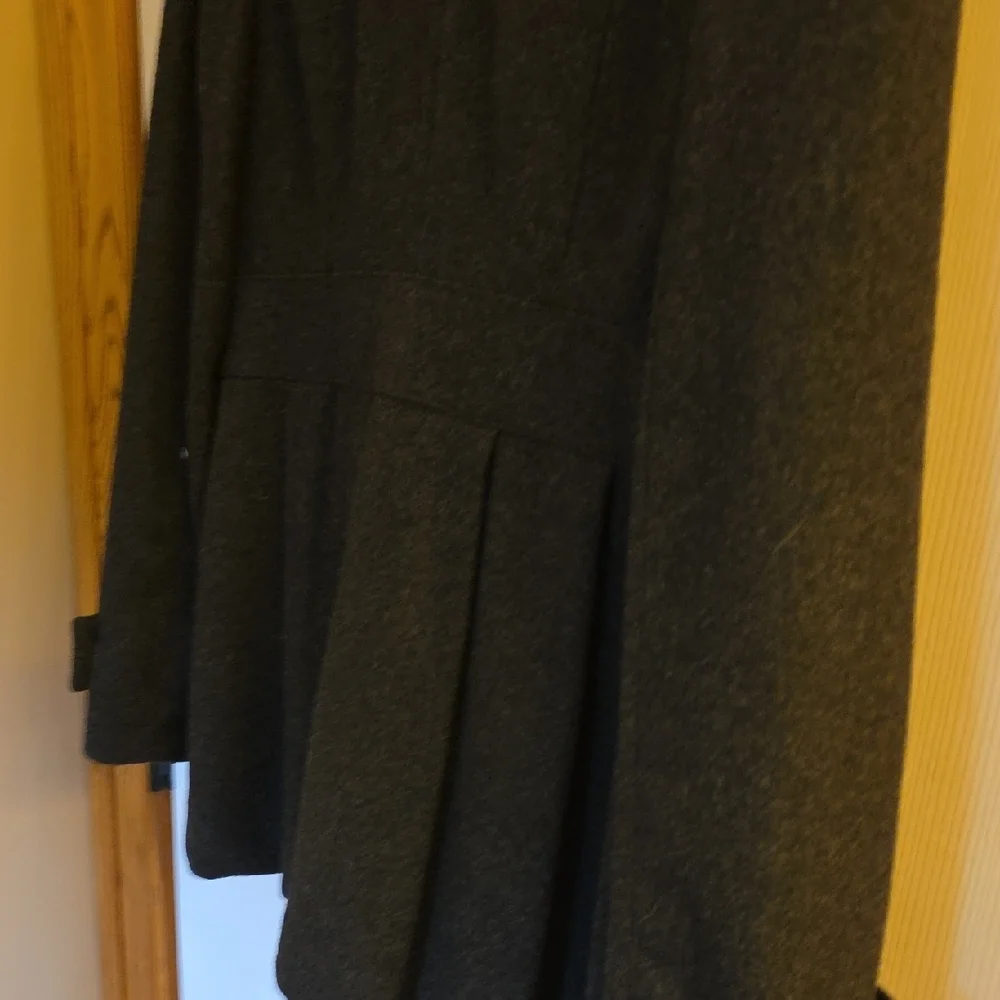 Worthington Gray Pea Coat Timeless Design Womans Size Med - Picture 11 of 12